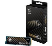 MSI SPATIUM M450 1TB Disco SSD 3400MB/s NVMe PCIe 4.0 M.2 Gen4 3D NAND