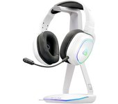 The G-Lab Stand Hydrogen Soporte para Auriculares con HUB USB Blanco