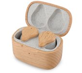 Prixton Earbuds Eco TWS163 Wood Auriculares Bluetooth Madera de Haya