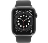 Apple Watch Series 6 GPS + Cellular 44mm Aluminio gris espacial Correa deportiva negro - Reacondicionado: buen estado | 30 meses de garantía | Envío gratuito