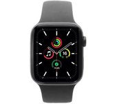 Apple Watch SE GPS + Cellular 44mm Aluminio gris espacial Correa deportiva negro - Reacondicionado: muy bueno | 30 meses de garantía | Envío gratuito