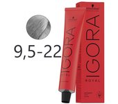 Schwarzkopf - Tinte Igora Royal 9,5-22 Azul Claro Pastel 60 ml 3433 3433 4045787200447 Royal SCHWARZKOPF