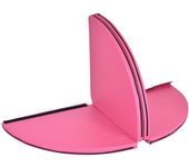 Costway 1.5M Estera de Danza Poste Baile Pole Dance Ejercicio Información Plegable Entrenamiento Portátil Rosa