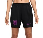 Nike - Pantalón corto Inglaterra Training Eurocopa Femenina 2025 Mujer, Mujer, Black-Black-Vivid Purple No Sponsor, XS