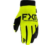 FXR Cold Cross Lite Guantes de motocross - Negro Amarillo (2XL)