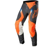 Alpinestars Supertech Pantalones de Motocross - Negro Blanco Naranja (28)