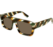 Gafas De Sol Gucci Gg 1461s 003 Marrón Multicolor