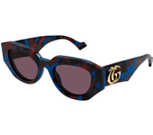 Gafas De Sol Gucci Gg 1421s 003 Havana Azul   Rojo