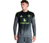 Adidas - Camiseta oficial Manchester United Primera Equipación Portero 2025-2026, Unisex, Grey Five, XL