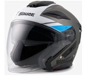 Blauer JJ-01 Casco Jet - Negro Azul (M)