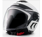 Blauer Demi Jet DJ-01 Graphic B Casco Jet - Blanco (XS)