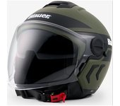 Blauer Demi Jet DJ-01 Graphic B Casco Jet - Verde (M)
