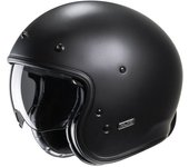 HJC V31 Solid Retro Casco Jet - Negro (XS 54 55)
