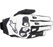 Alpinestars Sp X 7 Guantes de moto perforados - Negro Blanco (L)