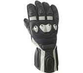 Bores Rider Guantes de moto impermeables - Negro Blanco (4XL)
