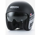 Blauer Pilot 1.100 Casco de jet - Negro Blanco (XS)