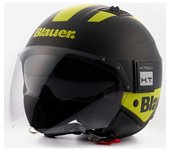 Blauer BET HT Casco Jet - Negro Amarillo (L)