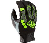 Klim Dakar Guantes de Motocross - Negro Verde (2XL)