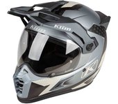 Klim Krios Pro Charger ECE/DOT Carbon Casco de Enduro - Negro Gris (XL)