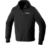 Spidi TexTech Armor Evo Sudadera con capucha para motocicletas - Negro