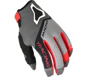 Macna Heat-1 Guantes de motocross - Negro Gris Rojo (L)