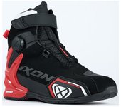 Ixon Bull 2 Zapatillas de moto impermeables - Negro Blanco Rojo (40)