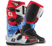 Gaerne SG-12 Botas de motocross - Blanco Rojo Azul (44)