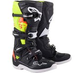 Alpinestars Tech 5 Botas de Motocross - Negro Rojo Amarillo (47)