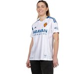 Adidas - Camiseta Real Zaragoza Primera Equipación 2024-2025 Mujer, Mujer, White-Blue, 2XL