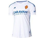 Adidas - Camiseta Real Zaragoza Primera Equipación 2023-2024 Mujer, Mujer, White-Blue, M