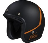 IXS 89 2.0 Casco Jet - Negro Naranja (S)