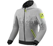 Revit Quantum 2 WB Sudadera con capucha de moto / Chaqueta textil - Gris Amarillo