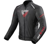 Revit Sprint H20 Chaqueta Textil Moto - Negro Rojo