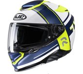 HJC RPHA 71 Zecha Casco - Azul Amarillo (XS 54 55)