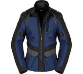 Spidi RW H2Out Chaqueta textil de motocicleta para damas - Negro Azul (S)