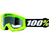 100% Strata 2 Mini Gafas de motocross para niños - Amarillo
