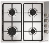 Placa Gas TEKA E/60 3 40 Inox Butano