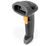 Digitus Escáner manual para códigos de barras 2D, con batería, compatible con Bluetooth y código QR