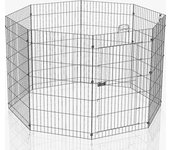 Parque octogonal Ferplast para roedores - M: 8 piezas de 57 x 76,5 cm (An x Al)