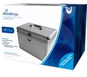 BOX75 funda para discos ópticos Maleta rígida 200 discos Plata
