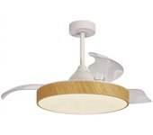Ventilador led aspas desplegables alaska cct dim (50w)