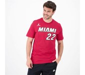 Nike NBA Miami Heat - Rojo - Camiseta Baloncesto Hombre talla S