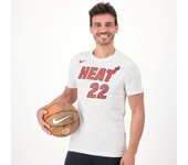 Nike Miami Heat - Blanco - Camiseta Baloncesto Hombre talla S