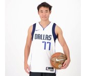 Nike L Doncic Dallas - Blanco - Camiseta Baloncesto Hombre talla M