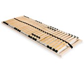 vidaXL Somier de láminas sin colchón con 28 listones 7 zonas 90x200 cm