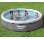 Bestway Juego de piscina redondo 366x76 cm