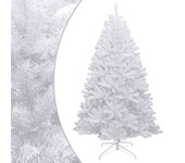 vidaXL Árbol de Navidad artificial con bisagras y nieve flocada 150 cm