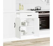 vidaXL Mueble bajo de cocina Kalmar madera de ingeniería blanca