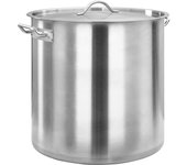 vidaXL Olla de acero inoxidable 98 L 50x50 cm