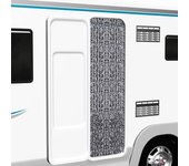 vidaXL Cortina mosquitera de chenilla marrón y beige 56x185 cm